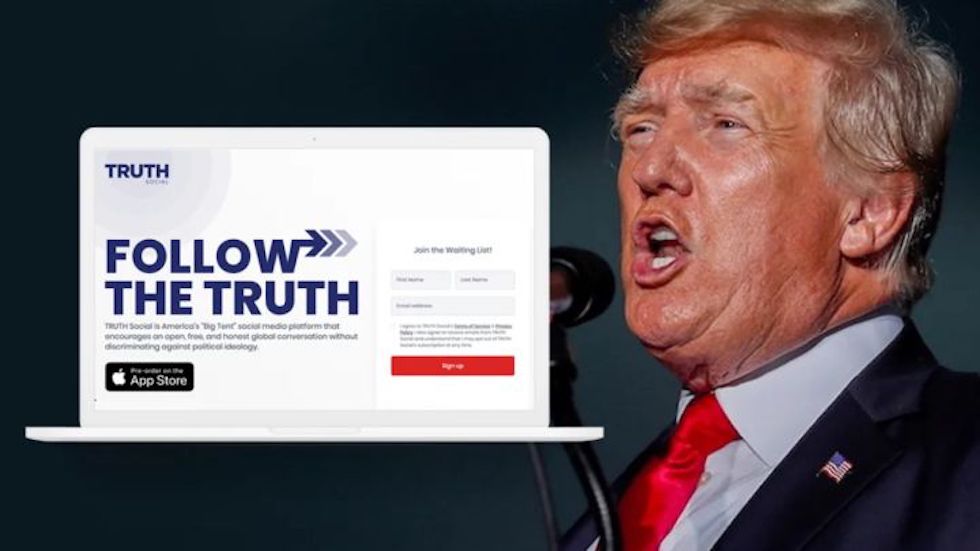 Donald Trump lanzó su propia red social, Truth Social