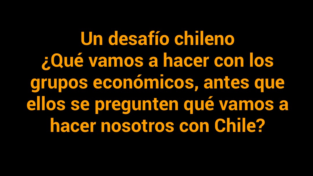 Siempre la sociedad va adelante: Chilenos, con el caso de Colombia