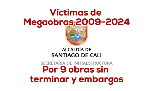 Secretaría Infraestructura Cali victimaria 15 años