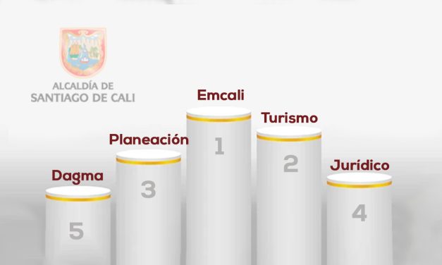 Él pódium del gabinete.