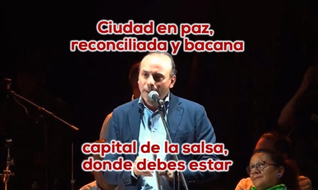 Alcalde Eder en la inauguración de la zona verde