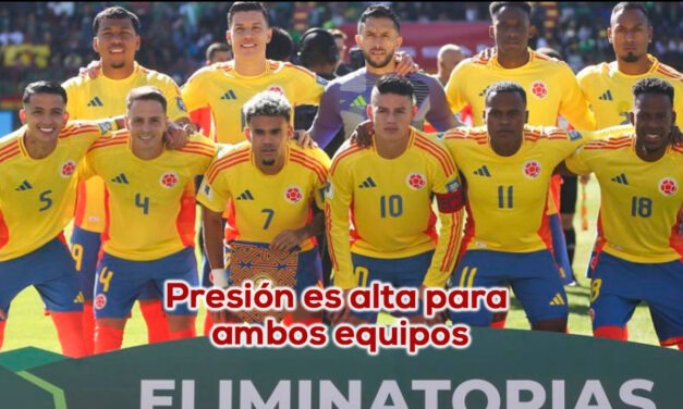 Colombia se enfrenta a Chile en un crucial partido de Eliminatorias