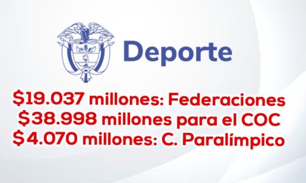 Primera gran acción de la nueva Mindeportes