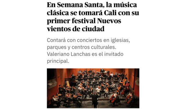 La cultura en la semana de abril 13 a 19