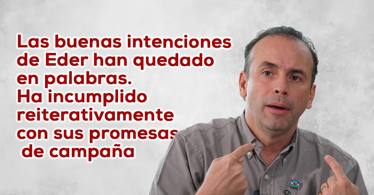El desplome del alcalde Eder