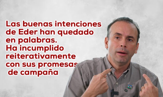 El desplome del alcalde Eder