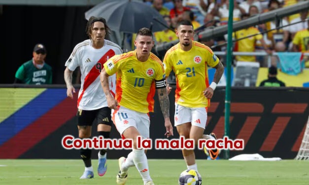 Selección Colombia empata frente a Perú en casa