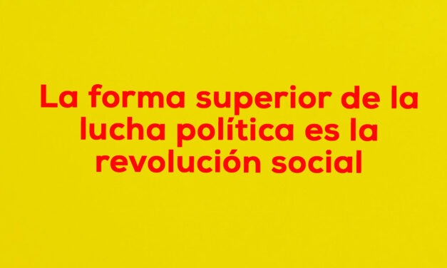 Formas y métodos de la lucha política
