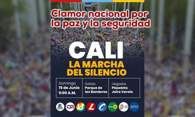 Marcha del Silencio en respaldo al senador Miguel Uribe: