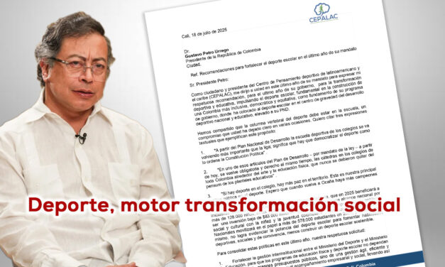 Cumplir programa en deporte escolar,  último año Petro: Recomendaciones