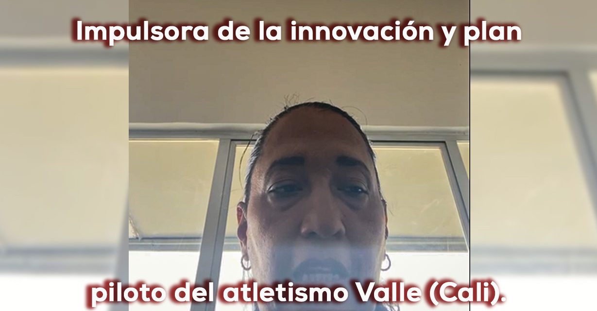 Encuentro de entrenadores, presidente liga atletismo Valle, Eliana Cruz