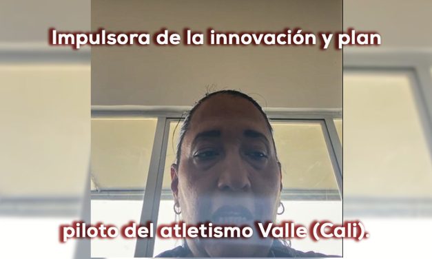 Encuentro de entrenadores, presidente liga atletismo Valle, Eliana Cruz