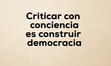 La critica constante al sistema político y sus dirigentes