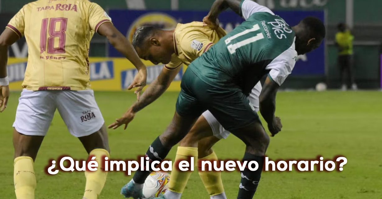 Cambia de horario Deportes Tolima y Deportivo Cali