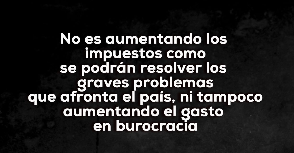 Gasto excesivo y bajo ingreso