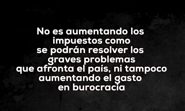 Gasto excesivo y bajo ingreso