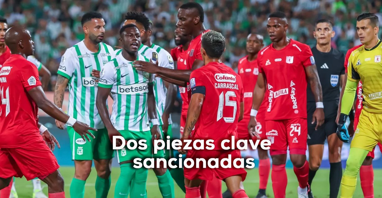 América de Cali afronta una semifinal con bajas ante Atlético Nacional