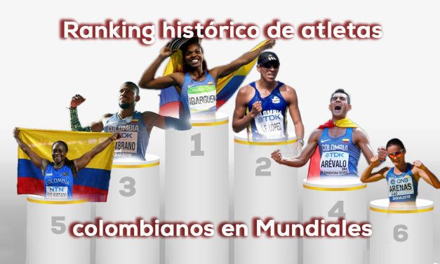 Colombia y su huella en mundiales de atletismo