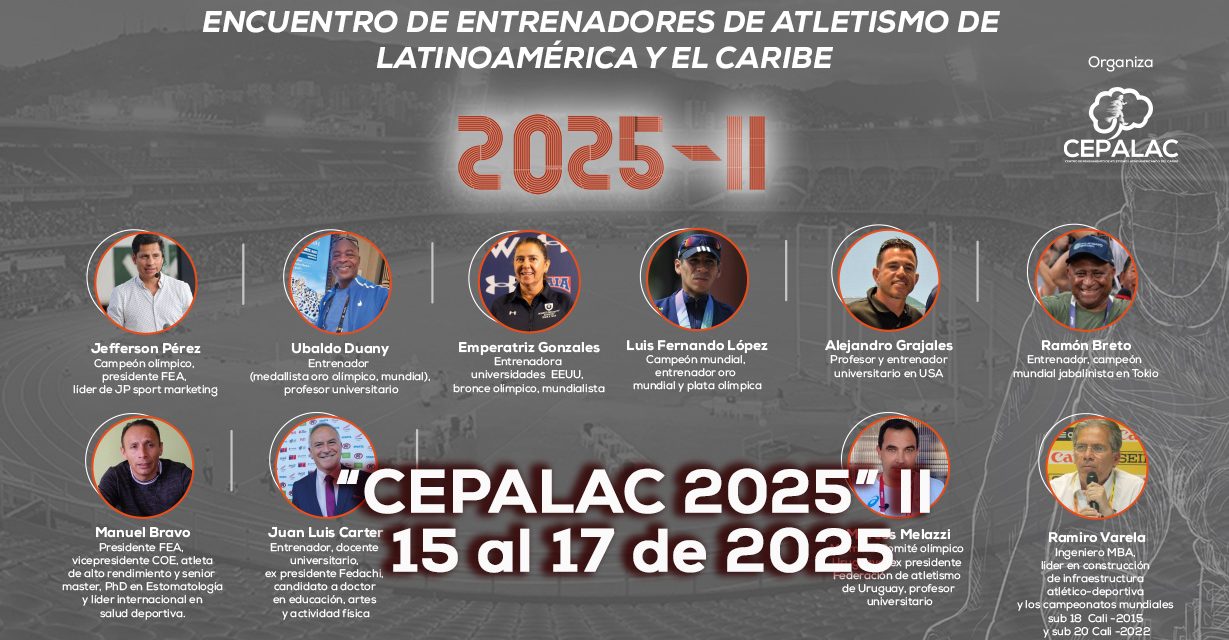 Impresionante exito convocatoria entrenadores de atletismo (Latinoamérica-Caribe)