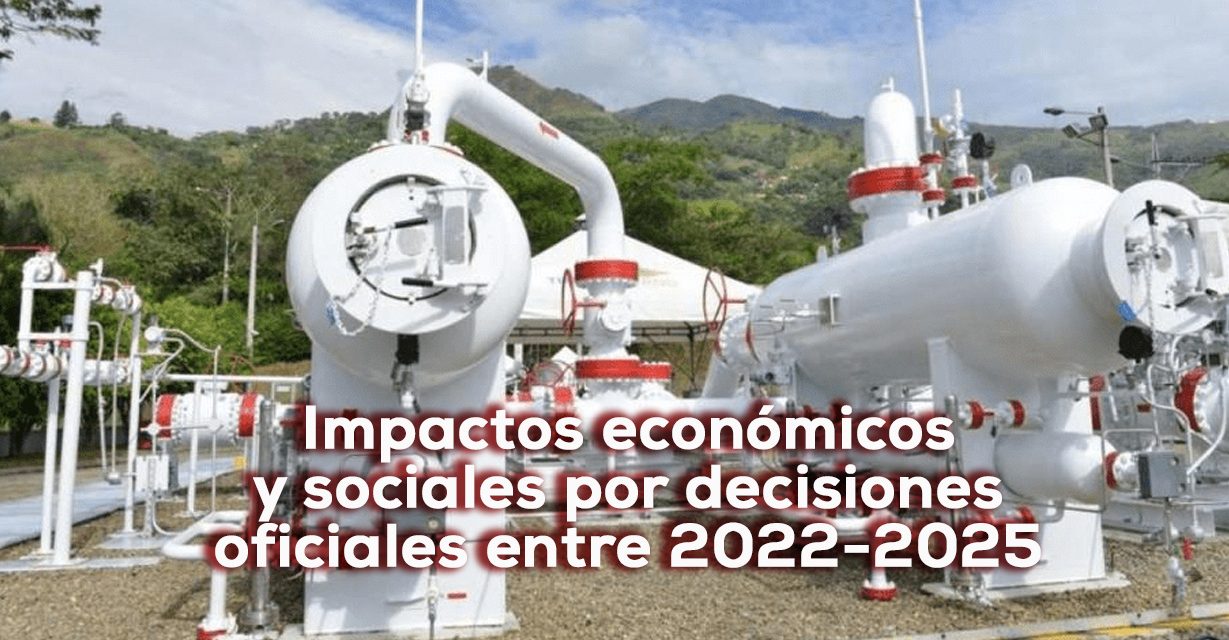 Crisis del gas en Colombia: tres años de deterioro energético