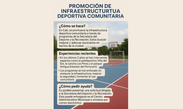 Promover escenarios: cómo funciona la infraestructura deportiva comunitaria en Cali