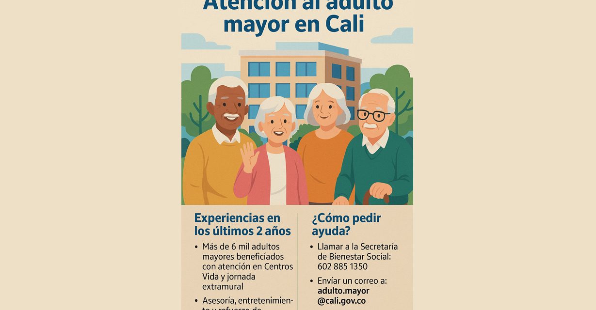 Cuando envejecer importa. Así funciona la atención al adulto mayor en Cali