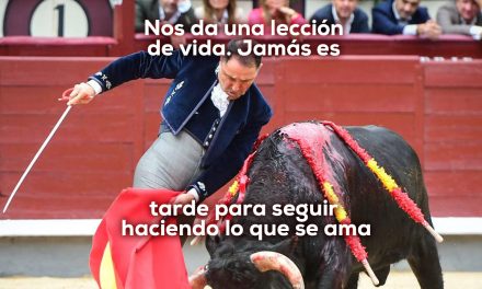 César Rincón; Una lección de vida