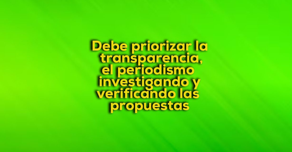 Medios de comunicación en época electoral