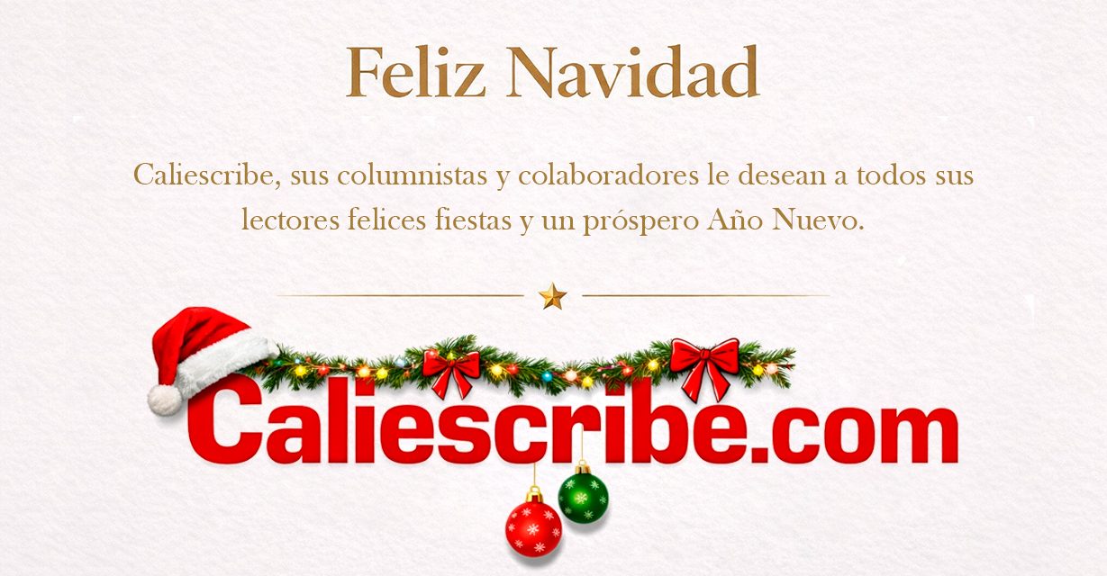 Caliescribe saluda a sus lectores en Navidad