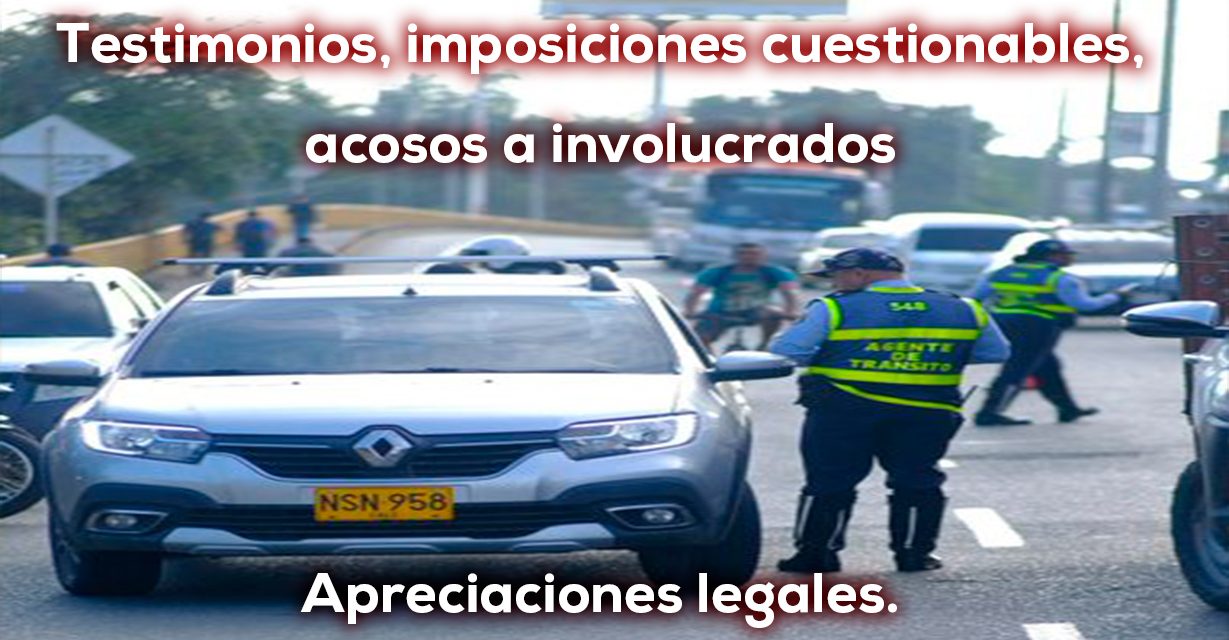 Comparendos, persecuciones, multas Cali