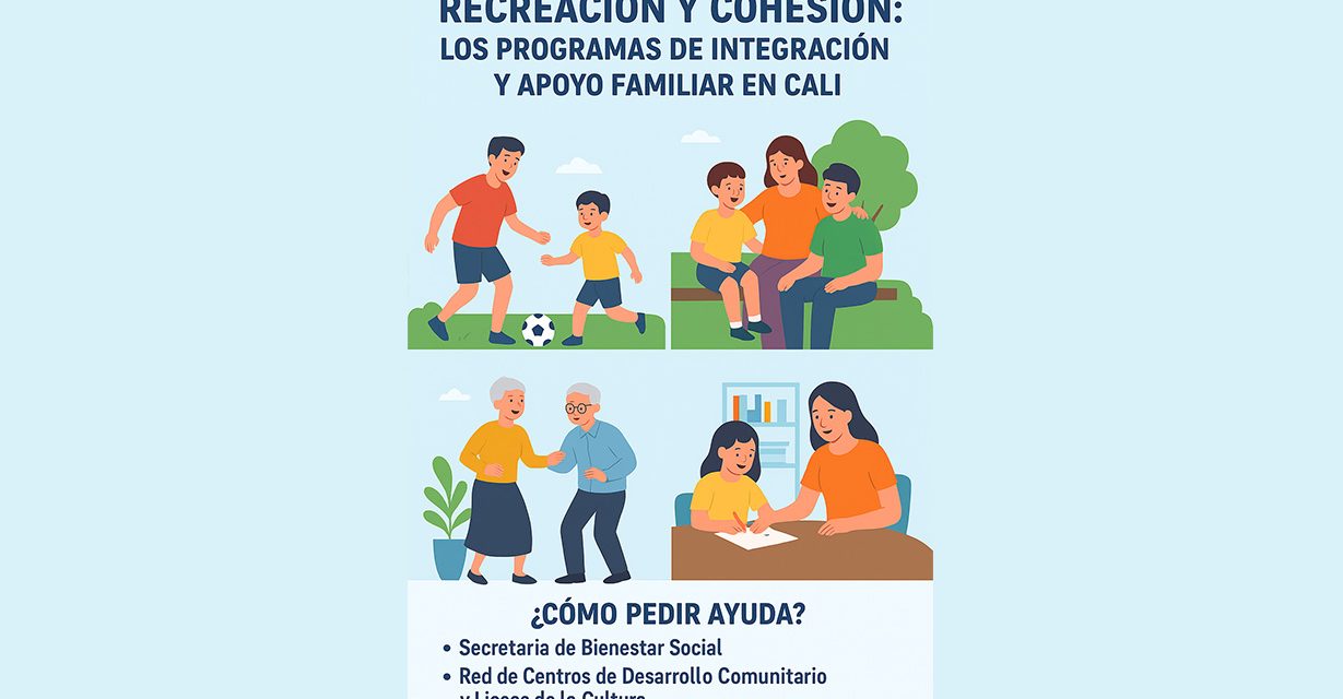 Recreación y cohesión: los programas de integración y apoyo familiar en Cali
