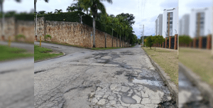 Comuna 22: deterioro vial, bla…bla…bla.