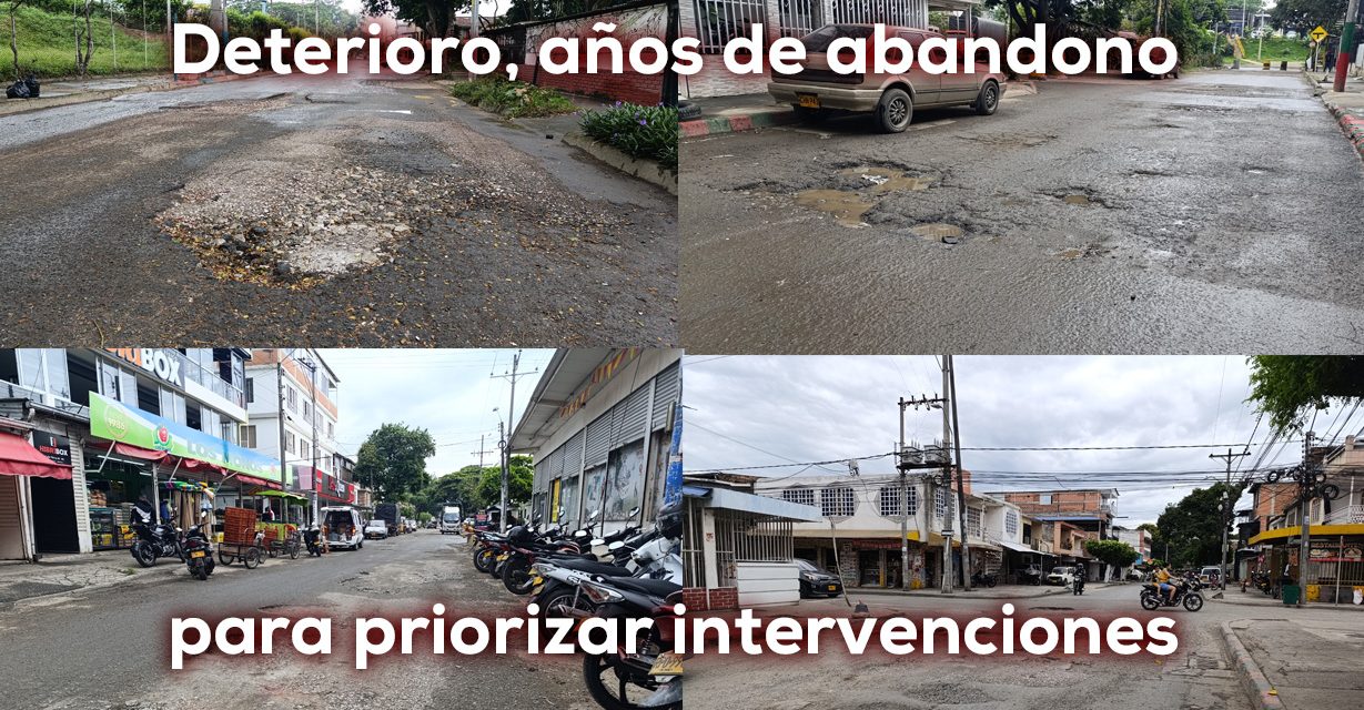 Caliescribe exige plan rehabilitación vías Cali – VI Comuna 6