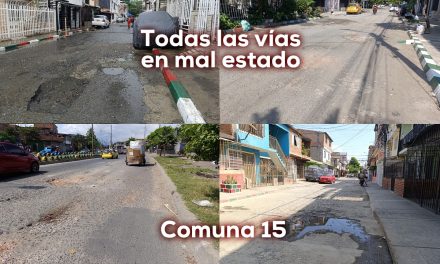 Caliescribe exige plan rehabilitación vías Cali – VII Comuna 15 