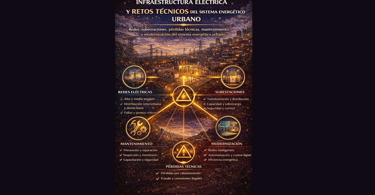 Infraestructura eléctrica y retos técnicos del sistema energético urbano