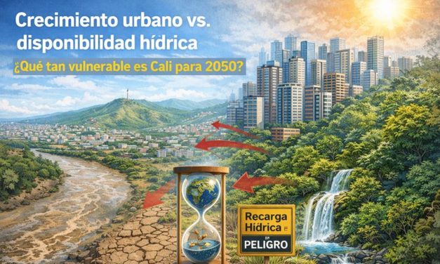 Crecimiento urbano vs. disponibilidad hídrica: ¿Qué tan vulnerable es Cali para 2050?