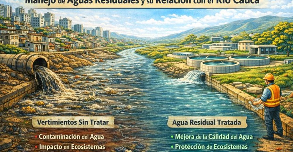 Manejo de aguas residuales y su relación con el río Cauca
