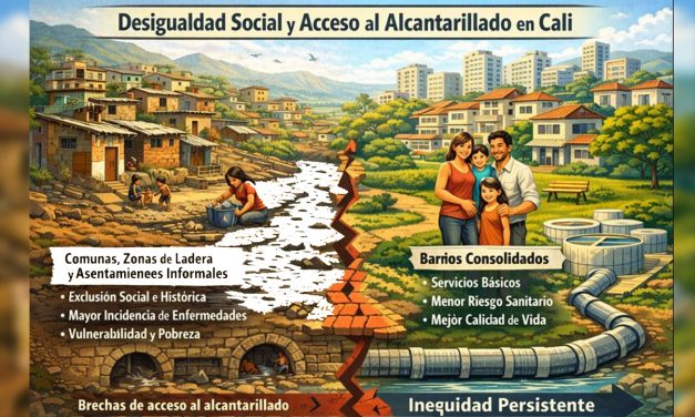 Desigualdad social y acceso al alcantarillado en Cali