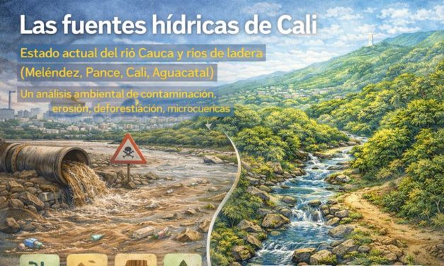 Las fuentes hídricas de Cali: estado actual del río Cauca y ríos de ladera (Meléndez, Pance, Cali, Aguacatal)