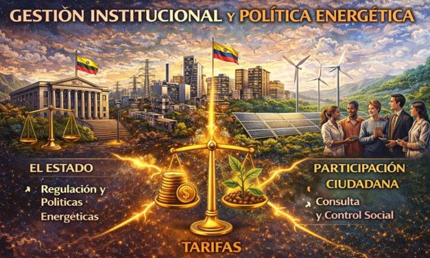 Gestión institucional y política energética