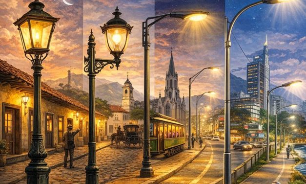 Evolución histórica del alumbrado público en Cali