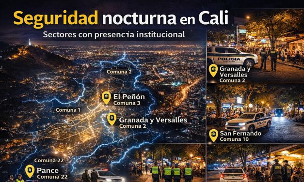 Seguridad nocturna en Cali: sectores recomendados para visitantes