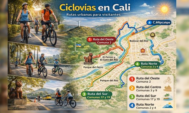 Ciclovías en Cali: rutas urbanas para recorrer la ciudad en bicicleta