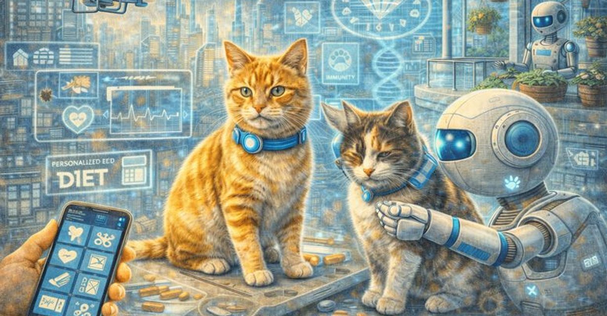 El futuro del gato doméstico: bienestar, tecnología y salud integral
