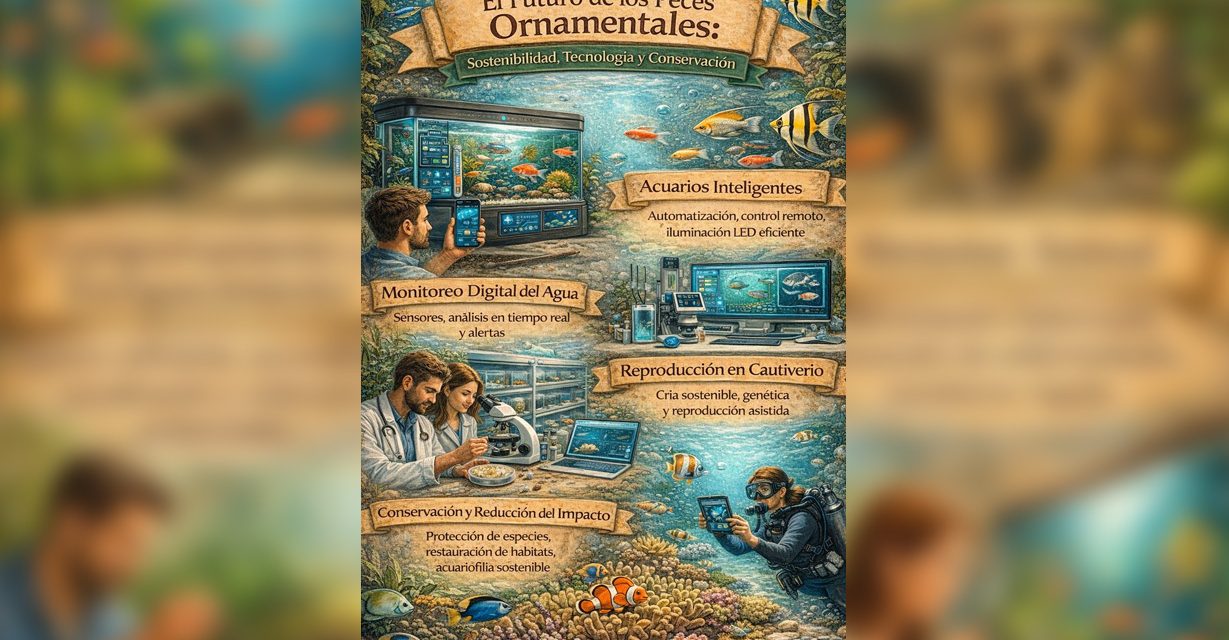 El futuro de los peces ornamentales: sostenibilidad, tecnología y conservación