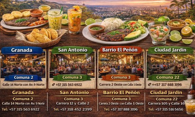Zonas Gastronómicas en Cali: Guía por comunas para visitantes