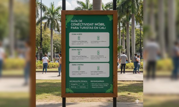 Guía de conectividad móvil y puntos de servicio en Cali