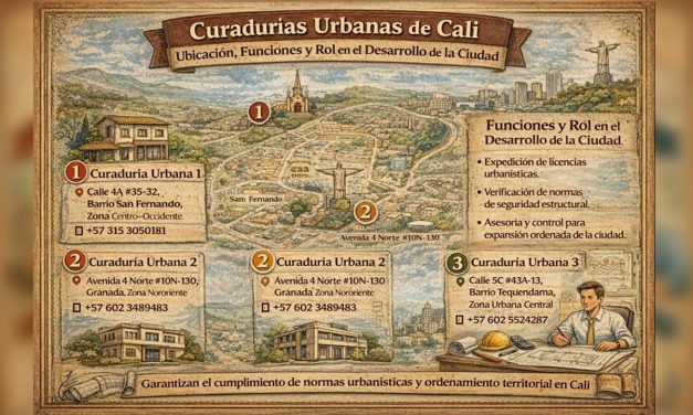 Curadurías Urbanas de Cali: ubicación, funciones y rol en el desarrollo de la ciudad