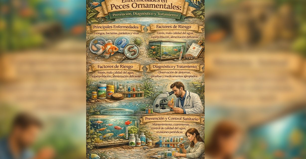 Enfermedades en peces ornamentales: prevención, diagnóstico y tratamiento