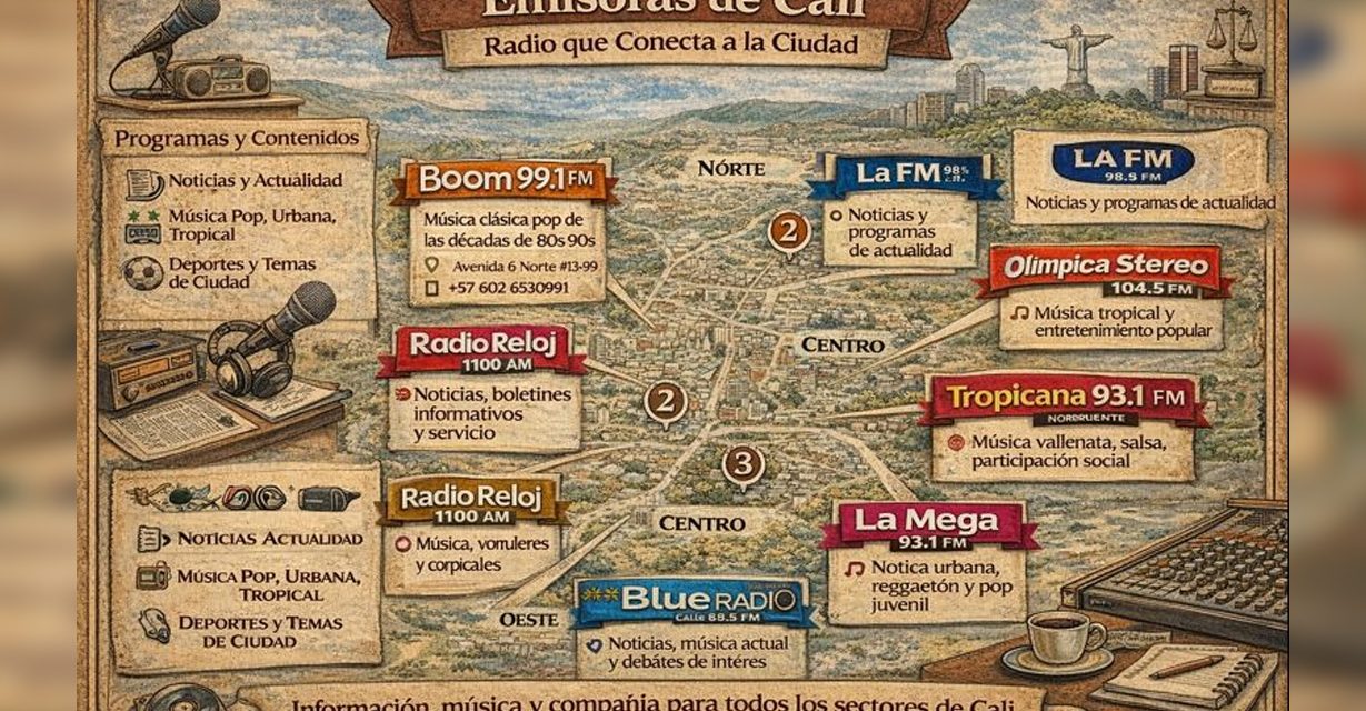 Emisoras de Cali: voces, territorios y comunicación al servicio de la ciudad